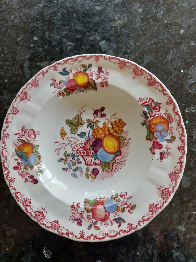 Mason's Fruit Basket  2 borden, Gebruikt, Ophalen of Verzenden, Bord(en), Overige stijlen