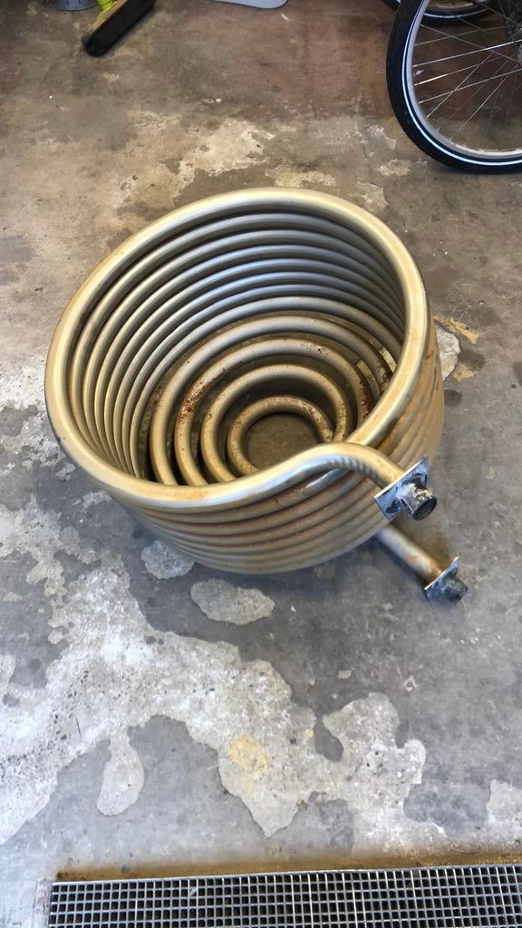 Rvs spiraal  bubbelbad zwembad verwarming, Ophalen