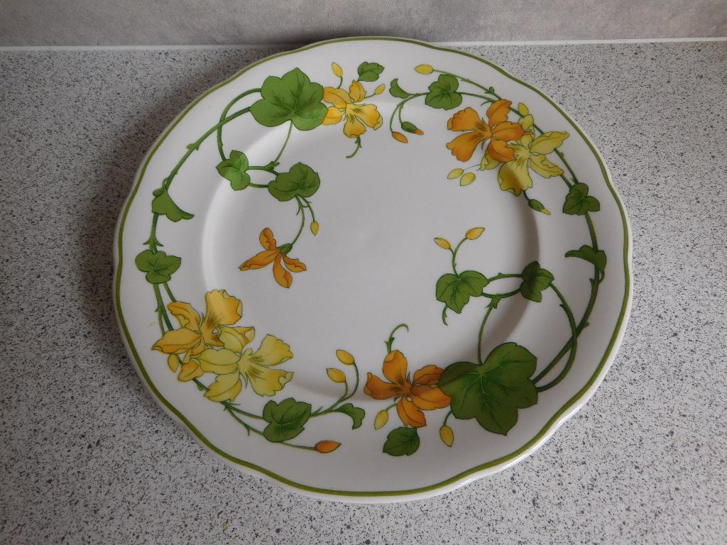 Bord 21 cm. Geranium Villeroy & Boch, Ophalen of Verzenden, Zo goed als nieuw, Bord(en), Overige stijlen