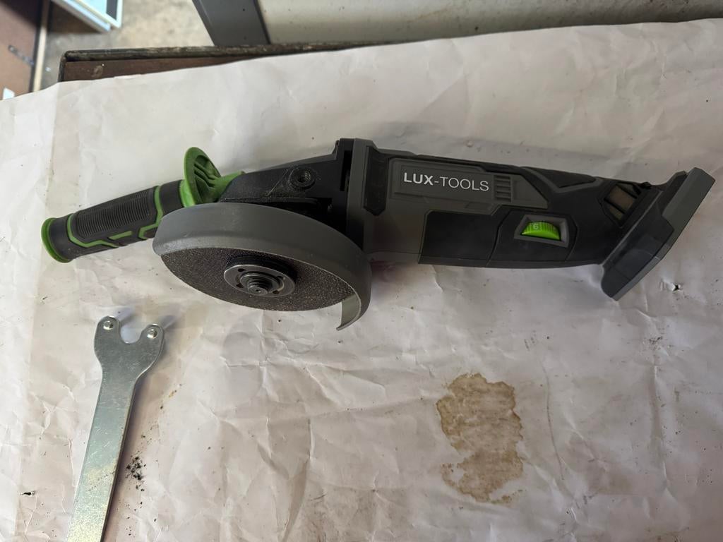 Lux Tools set: klopboormachine, schuurmachine, haakse slijpe, Ophalen of Verzenden, Gebruikt