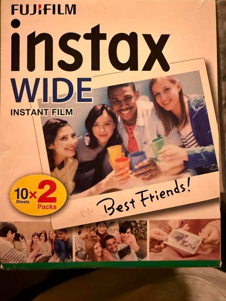 Fuji film instax wide nieuw, Ophalen of Verzenden, Zo goed als nieuw