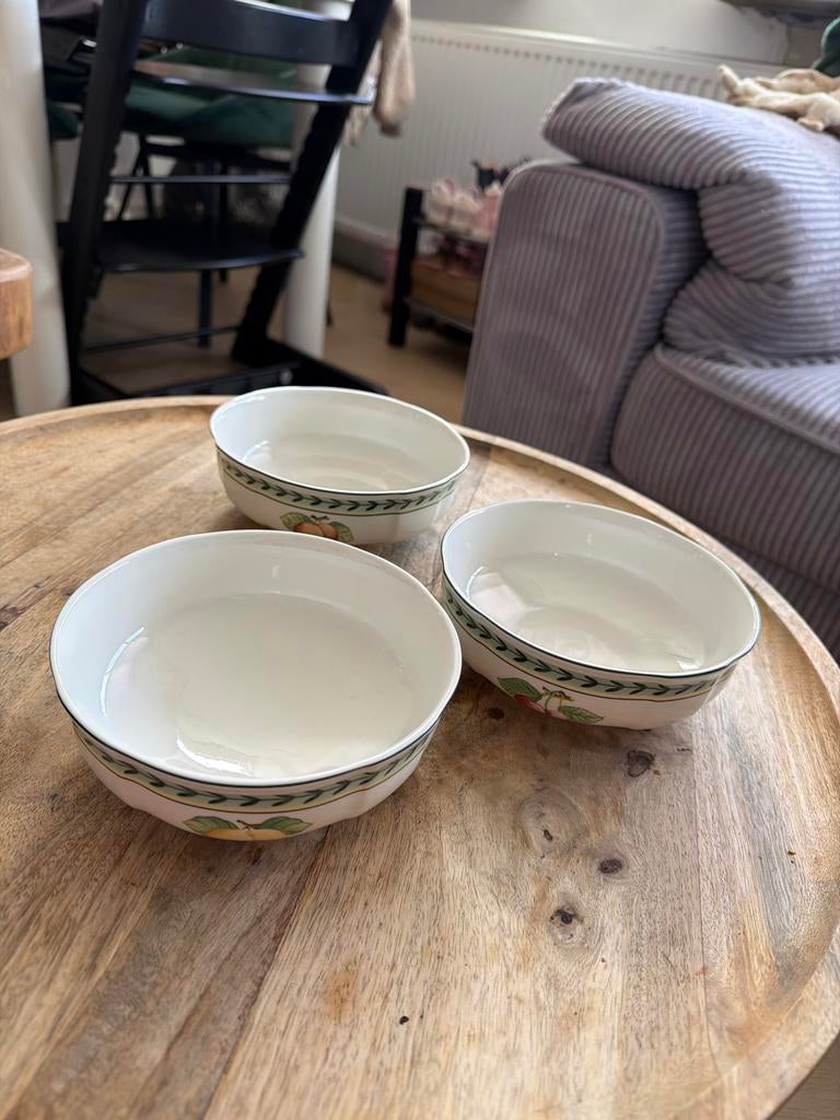3x Villeroy & Boch French Garden Fleurence schaaltjes, Ophalen of Verzenden, Nieuw, Kom(men)