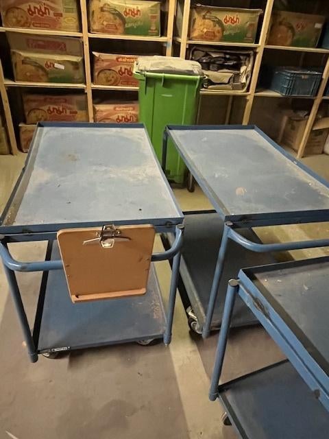 Trolley, tafel wagen, Ophalen