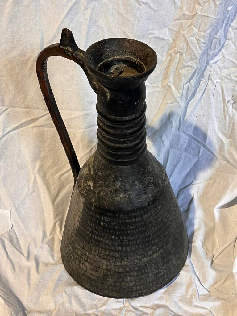 Antieke perzische koffiekan koper in zeer goede staat, Ophalen of Verzenden