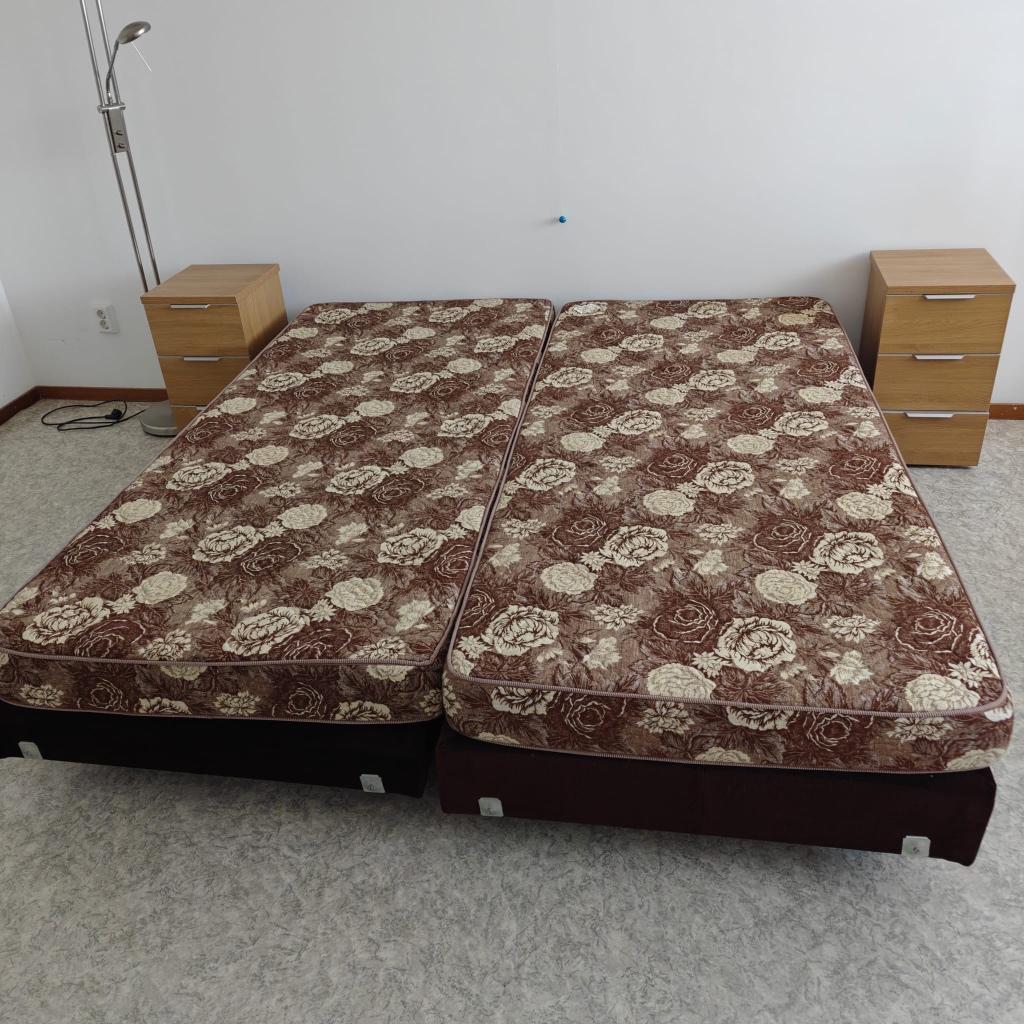 2  persoons bed, Ophalen, Gebruikt, 90 cm, Eenpersoons