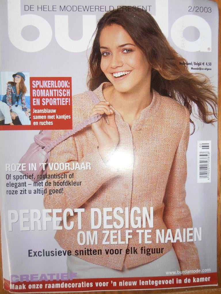 Burda februari 2003 spijkerkleding, communie, Ophalen of Verzenden, Zo goed als nieuw, Vrouw, Burda