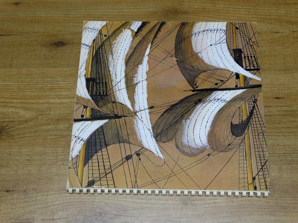 van Ommeren scheepvaart oude vintage kalender 1973, Verzamelen, Scheepvaart, Ophalen of Verzenden, Zo goed als nieuw, Motorboot of Zeilboot