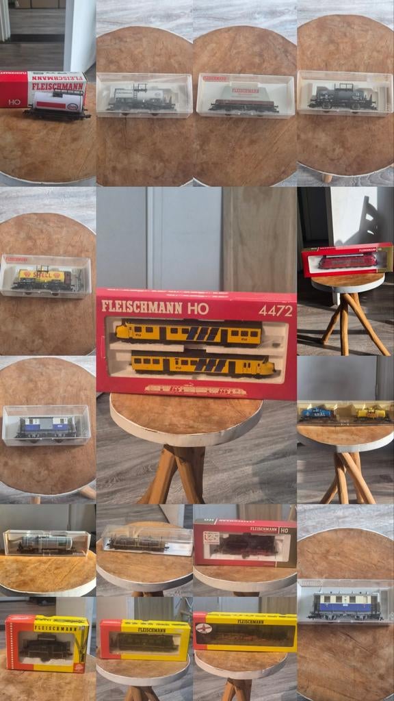 Grote collectie H0 modelspoor oa: Fleischmann, Piko, Roco, Ophalen of Verzenden, Zo goed als nieuw, Trein, Overige typen