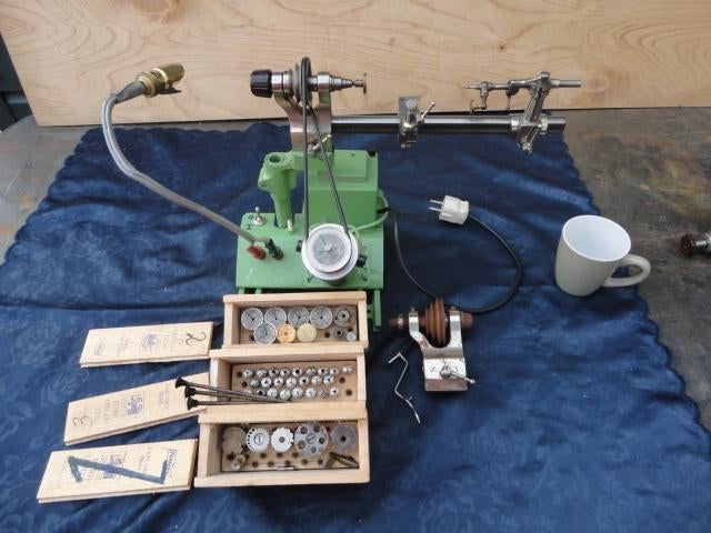 Klokmakers / Horloge draaibank, Ophalen of Verzenden