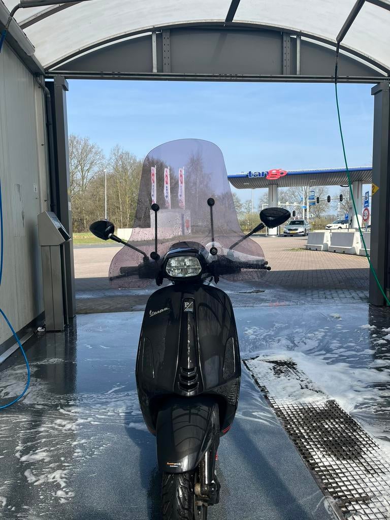 Vespa Sprint Black 2021, Ophalen, Maximaal 45 km/u, Vespa S, Zo goed als nieuw