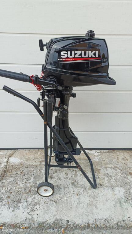 Suzuki | 5 pk | 4 takt | Langstaart | 2019 | Garantie, Gebruikt, 5 tot 10 pk, Viertaktmotor, Ophalen of Verzenden