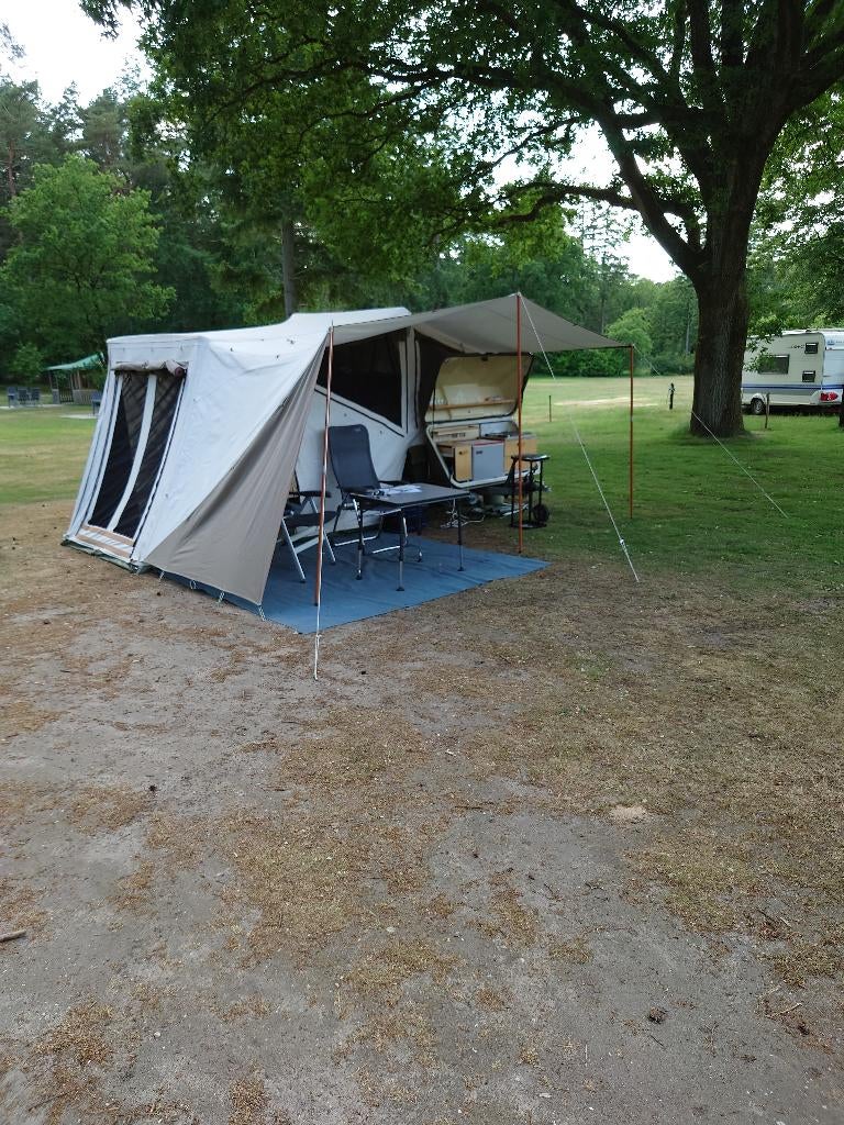 Holtkamper Cocoon M, Caravans en Kamperen, Vouwwagens, Ophalen, Beige, Aanwezig, Holtkamper