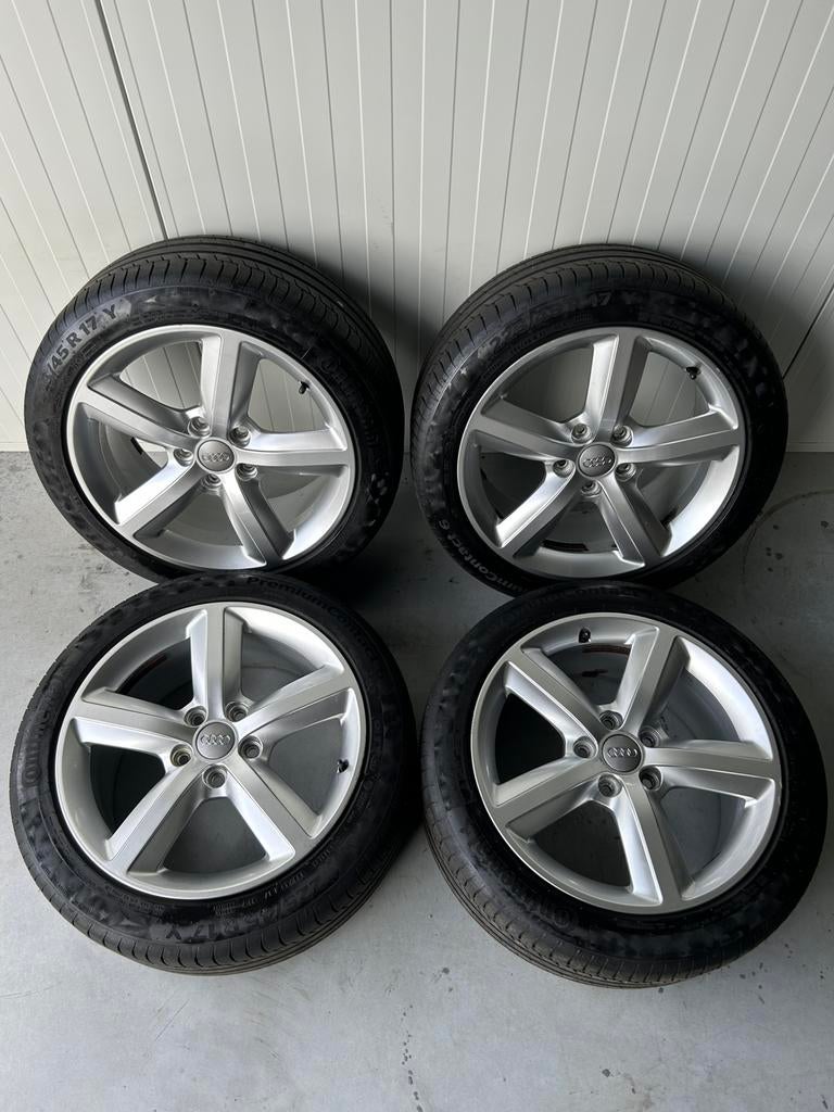 Originele Audi A3 8P 8V S-Line 5x112 17 Inch Zomer, Banden en Velgen, 17 inch, Ophalen of Verzenden, Personenwagen