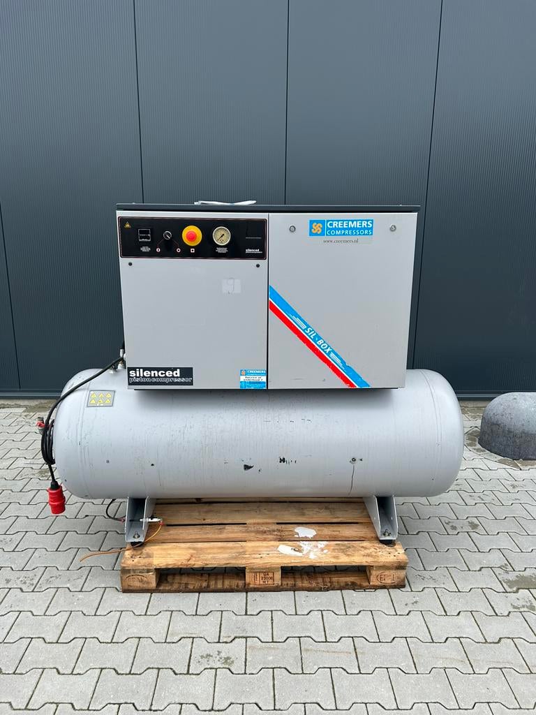 CREEMERS geluidgedempte compressor met ketel, Ophalen, Gebruikt, 400 tot 800 liter/min, Geluidgedempt
