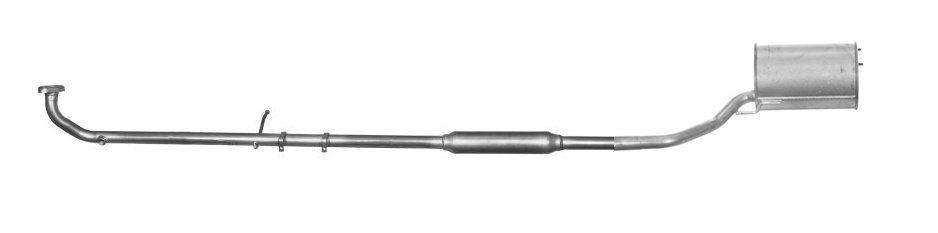 Uitlaat, Einddemper Daihatsu Cuore, Daihatsu, -, -, Nieuw