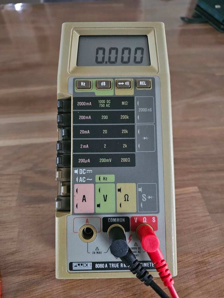 Fluke 8060A, Doe-het-zelf en Verbouw, Meetapparatuur, Ophalen of Verzenden, Gebruikt, Multimeter