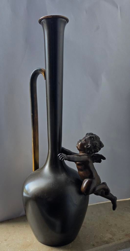 Antieke bronzen vaas  "Kayser & Sohn", Ophalen of Verzenden