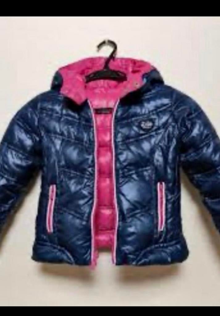 Tommy Hilfiger jas maat 86 - omkeerbaar (blauw/roze), Ophalen of Verzenden, Gebruikt, Meisje, Jasje