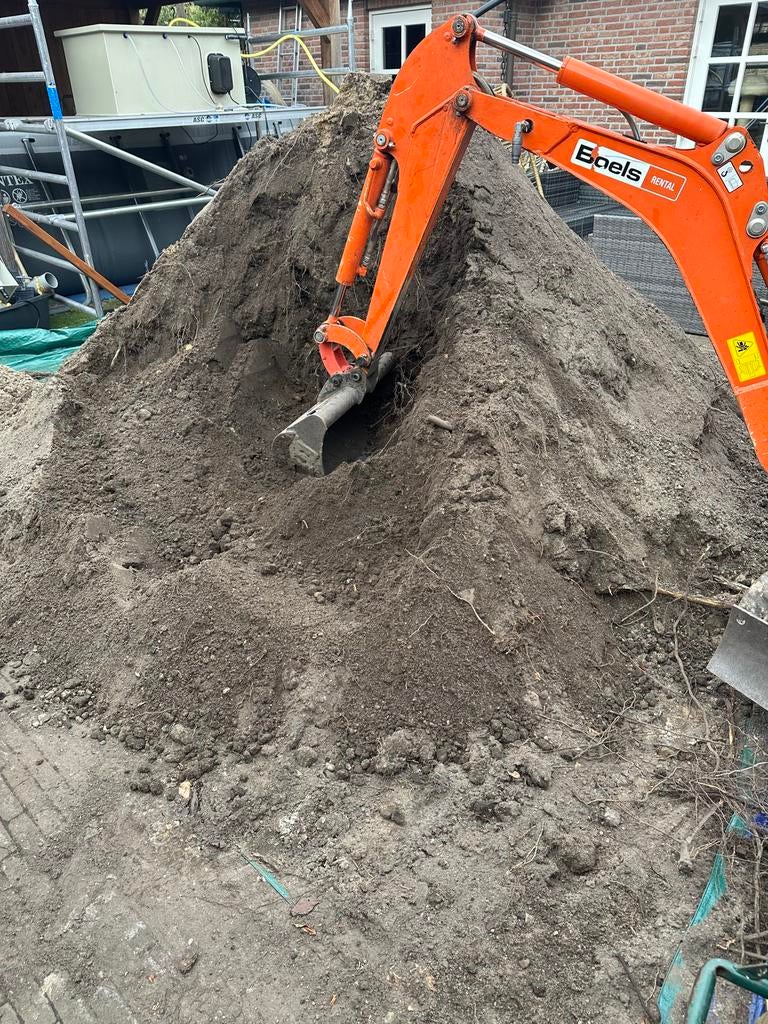 Zwart zand gratis ophalen, Ophalen of Verzenden, Gebruikt, Ophoogzand