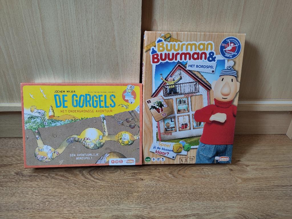 Spelletjes middenbouw: Buurman & Buurman, Gorgels, Biopod, Kinderen en Baby's, Speelgoed | Educatief en Creatief, Ophalen, Nieuw