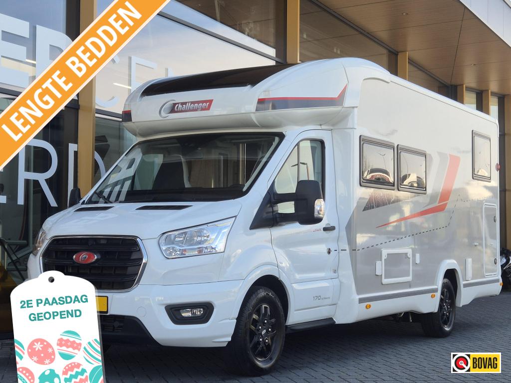 Challenger Graphite Ultimate 337 GA, Caravans en Kamperen, Campers, Automaat, Koelkast, Airbags, Ford