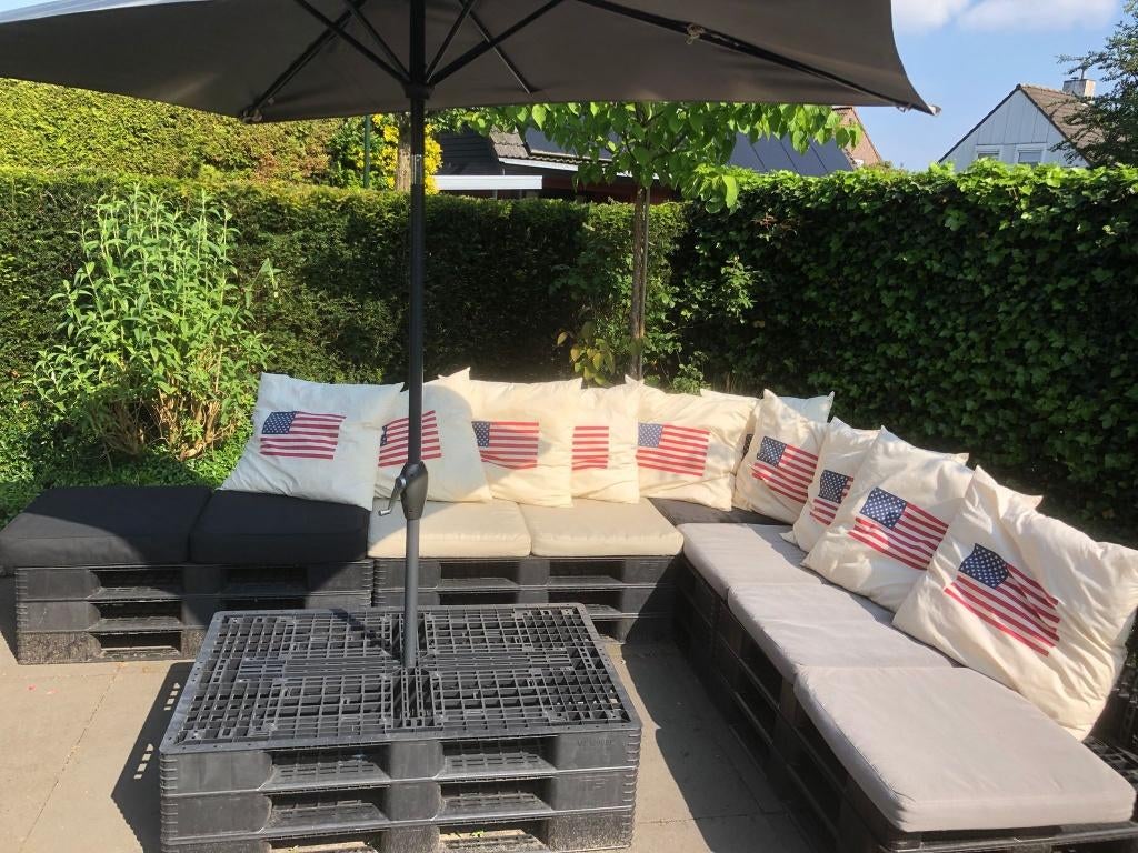 Tuinkussens, Ophalen, Gebruikt