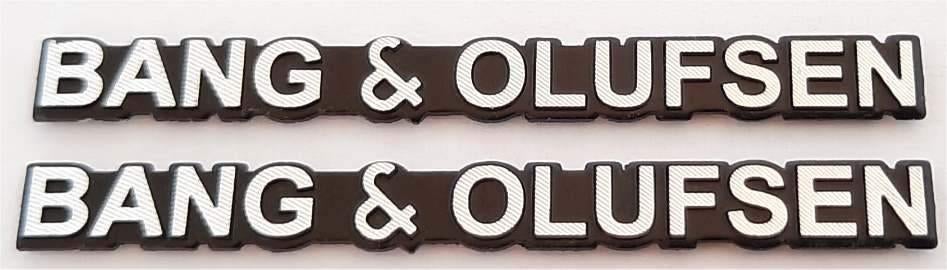 Bang & Olufsen Aluminium plaatje set, Ophalen of Verzenden