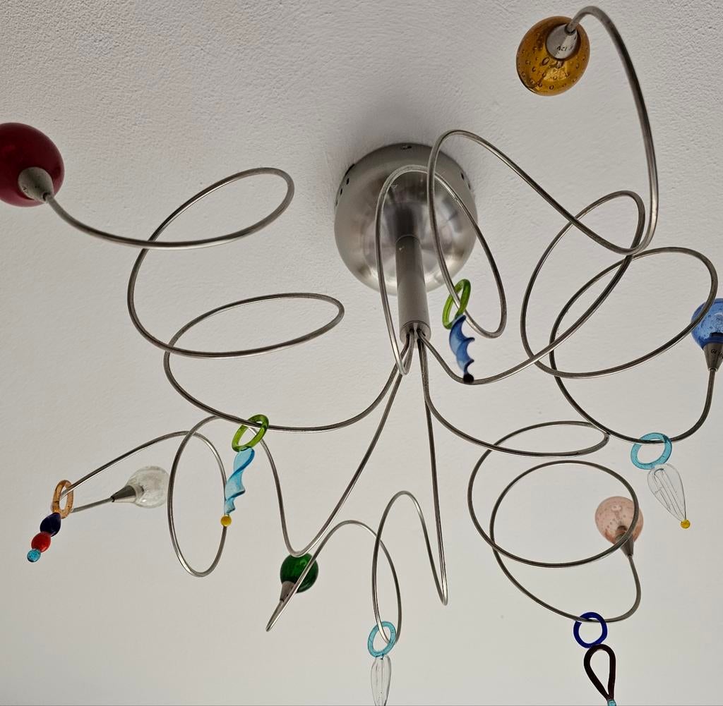 Vrolijke Kleurrijke lamp., Ophalen, Zo goed als nieuw, Minder dan 50 cm