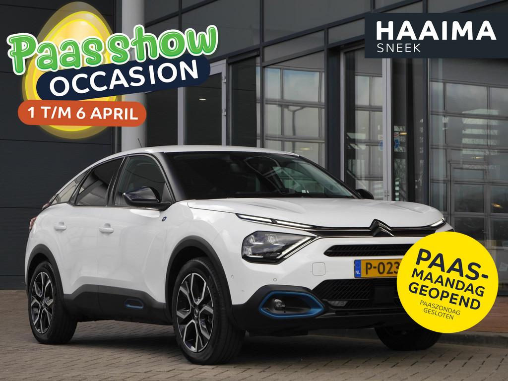 Citroen Ë-C4 Shine 50 kWh | Head up display | Adaptieve cru, 136 pk, Gebruikt, 357 km, Leder en Stof