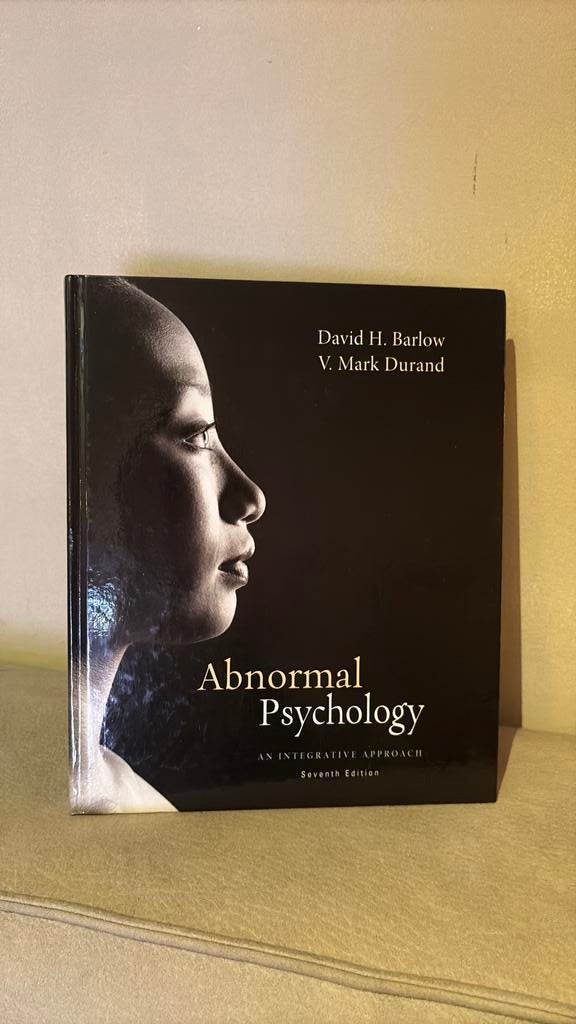 Abnormal psychology 7th edition, Ophalen of Verzenden, Zo goed als nieuw, Artiest