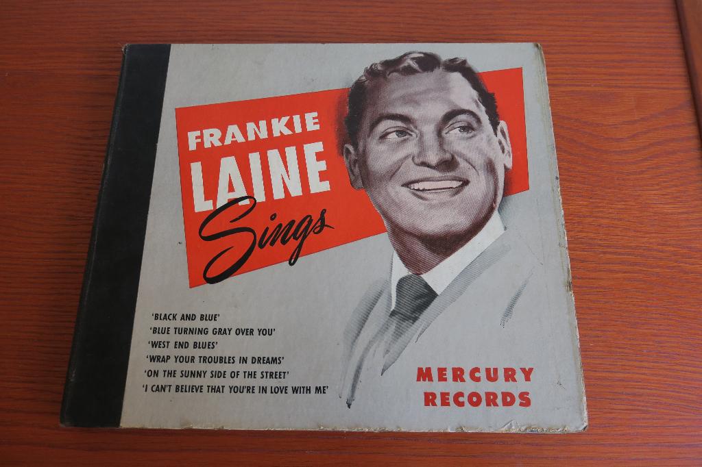 Frankie Laine Sings 3 78 toeren 78rpm jukebox wurlitzer 1949, Ophalen of Verzenden, Voor 1960, Gebruikt, 10 inch