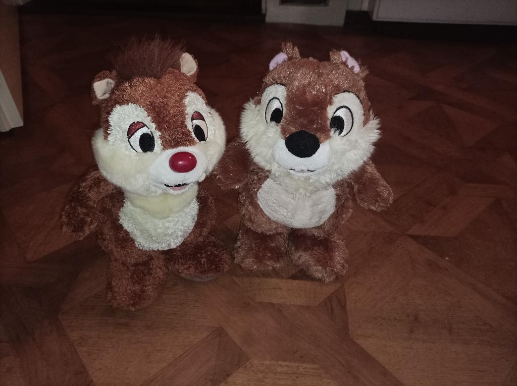 Disney Disneyland Knabbel en Babbel knuffels 28cm, Ophalen of Verzenden, Zo goed als nieuw, Overige typen