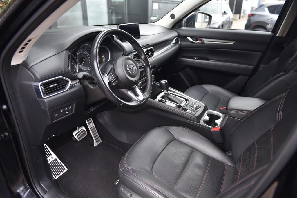 Mazda CX-5 2.5 SkyActiv-G 192 GT-M 4WD Leer Bose Camera adap, Auto's, Mazda, Automaat, Gebruikt, 2000 kg, Zwart
