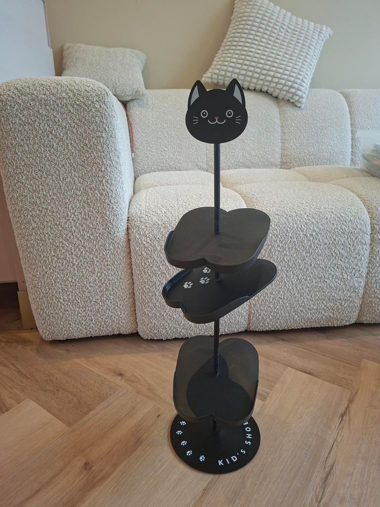 Schoenenrekje voor kinderen met poes Kid's shoe rack, Ophalen of Verzenden