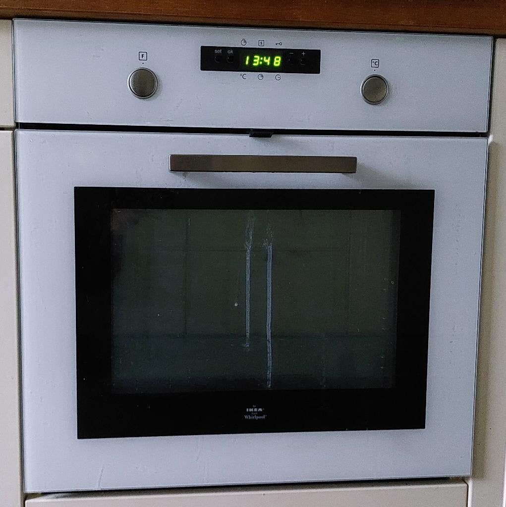Whirlpool elektrische oven -evt. met ovenplaat en/of rooster, Witgoed en Apparatuur, Ovens, Gebruikt, Inbouw, Oven met grill, 60 cm of meer