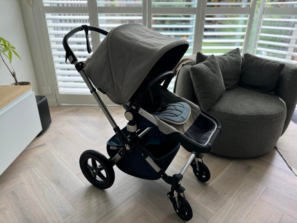 Bugaboo Cameleon 3 kinderwagen - Grijs / petrol, Ophalen, Gebruikt, Bugaboo, Combiwagen