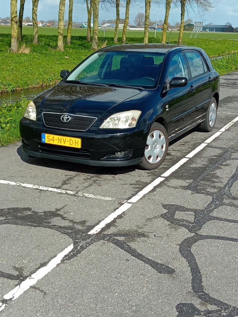 Toyota Corolla 1.6 Vvt-i 5DR Linea SOL 2004 Zwart, Voorwielaandrijving, 450 kg, 4 cilinders, Corolla