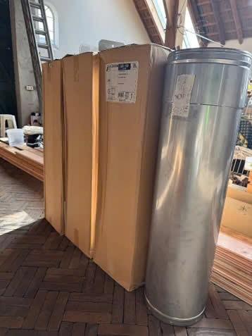 Schoorsteenpijpen, Ophalen, Nieuw