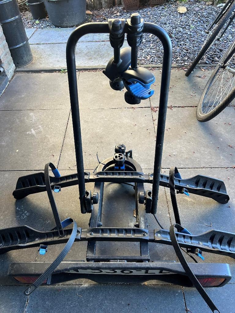 Kantelbare Hapro fietsendrager geschikt voor e-bikes, Auto diversen, Fietsendragers, Ophalen, Gebruikt, Elektrische fiets, 2 fietsen