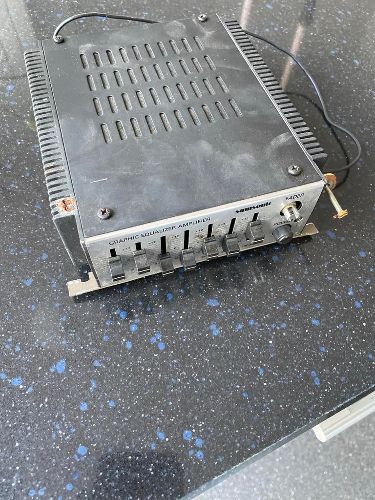 Samsonic Graphic Equalizer Versterker - Vintage Audio, Overige systemen, Niet werkend, Minder dan 60 watt, Ophalen