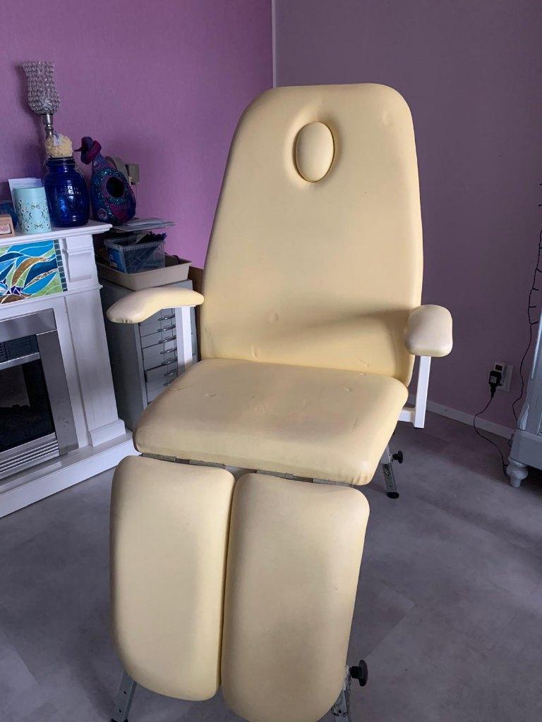 Behandelstoel, Ophalen, Gebruikt, Massagetafel