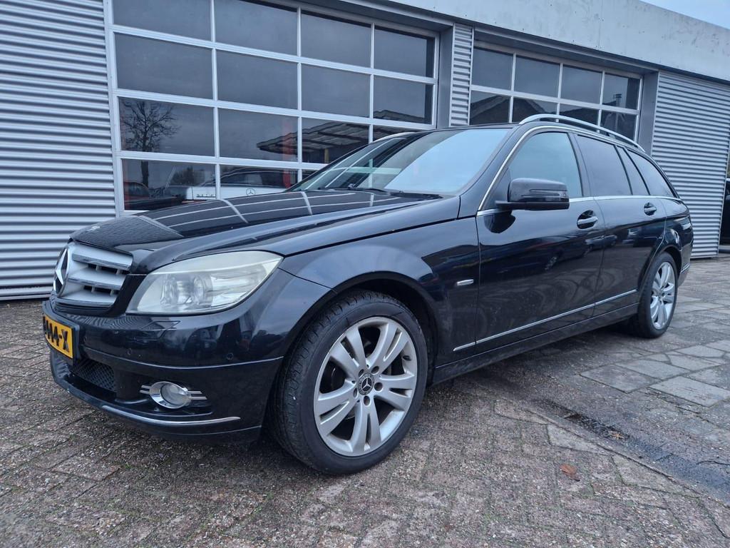 Mercedes-Benz C-klasse Estate 220 CDI, Auto's, Mercedes-Benz, Automaat, Zwart, 4 cilinders, Zwart