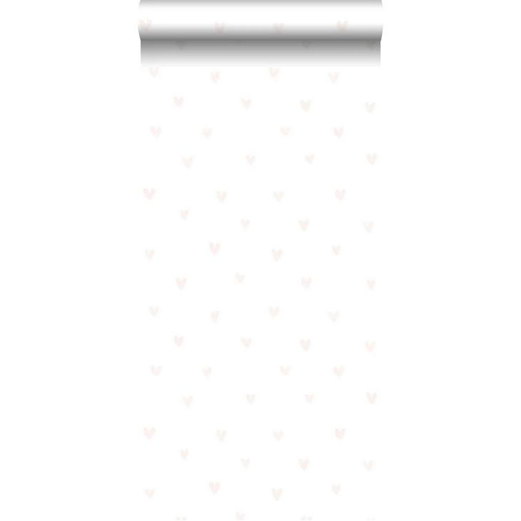 Esta Home #FAB Hartjes behang 138864, Ophalen of Verzenden, Minder dan 10 m², Wit