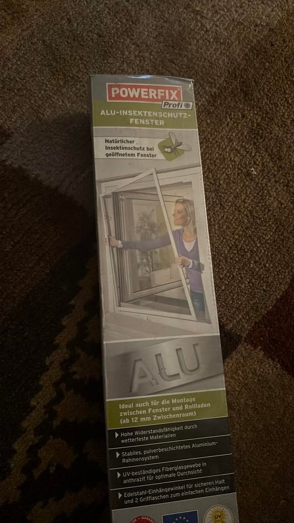 Nieuw aluminum hor raam, Doe-het-zelf en Verbouw, Deuren en Horren, Ophalen of Verzenden, Zo goed als nieuw, Overige typen, Minder dan 200 cm