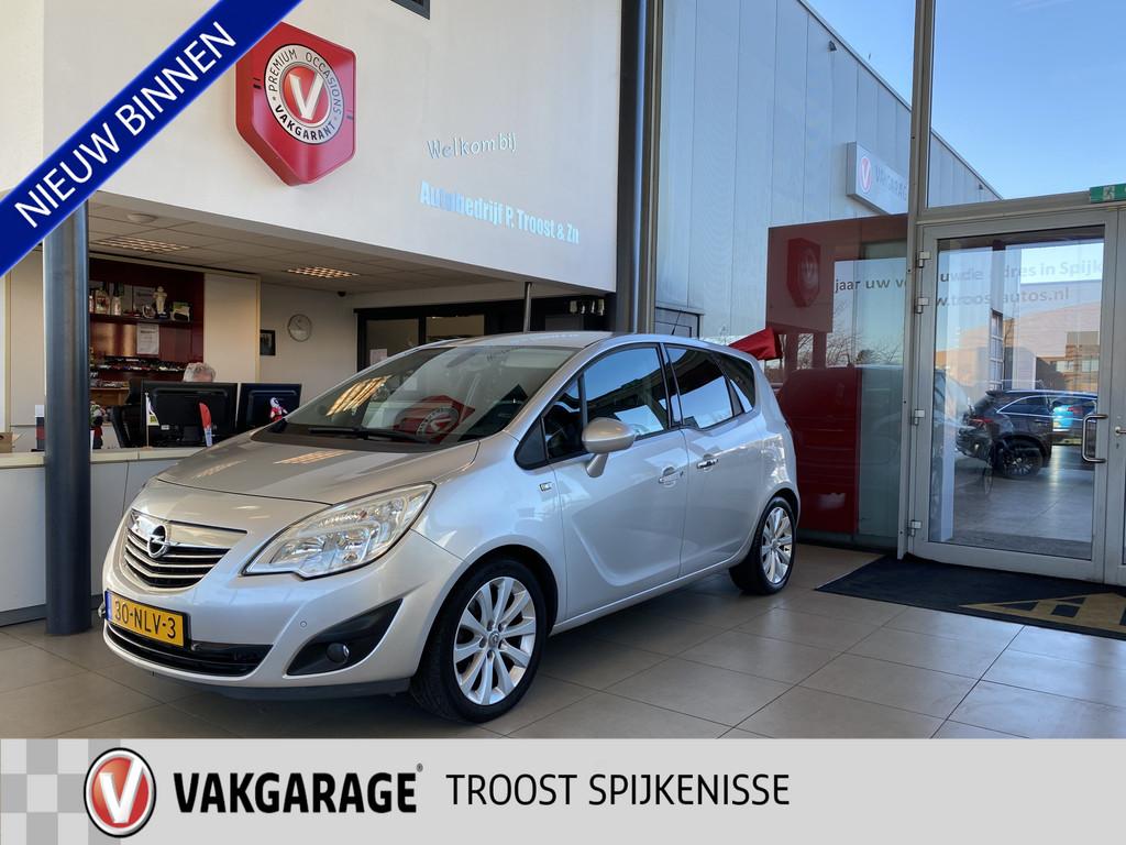 Opel Meriva 1.4 Turbo Cosmo,Navigatie,Climate&Cruisecontrol,, Voorwielaandrijving, Gebruikt, 4 cilinders, Origineel Nederlands