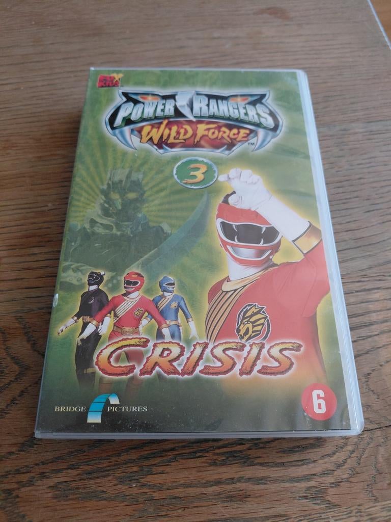 Power Rangers Wild Force 3 videoband Crisis, Cd's en Dvd's, VHS | Kinderen en Jeugd, Gebruikt, Kinderprogramma's en -films, Overige typen