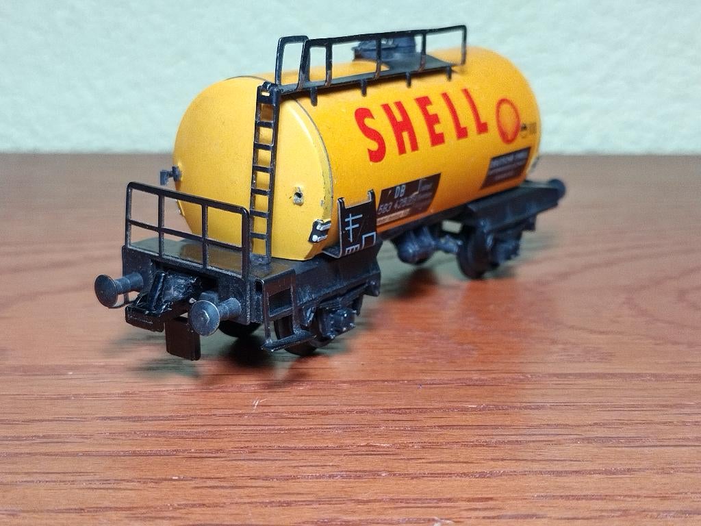 Trix Express 427 - Ketelwagon Shell, Gebruikt, Gelijkstroom, Trix, Wagon