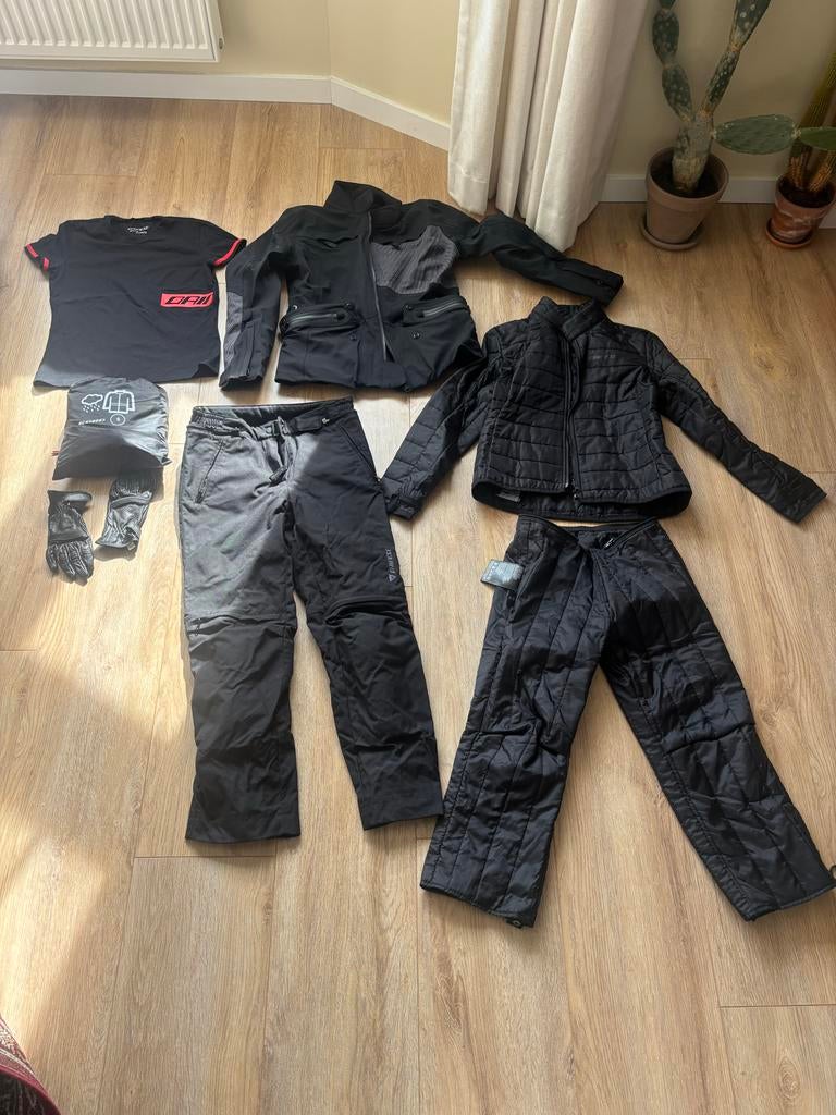 Dames motorpak compleet met beschermers en accessoires, Ophalen of Verzenden, Tweedehands, Dames, Overige typen