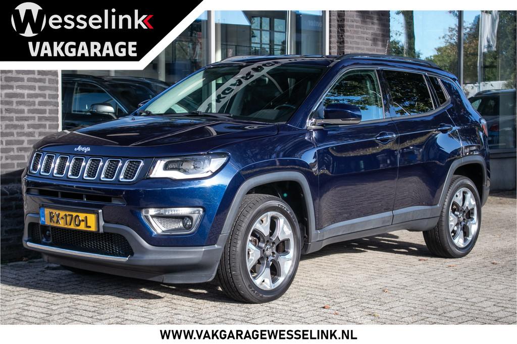 Jeep Compass 1.4 MultiAir Opening Edition 4x4 | Prem Audio |, Auto's, 12 maanden, Gebruikt, 4 cilinders, Blauw
