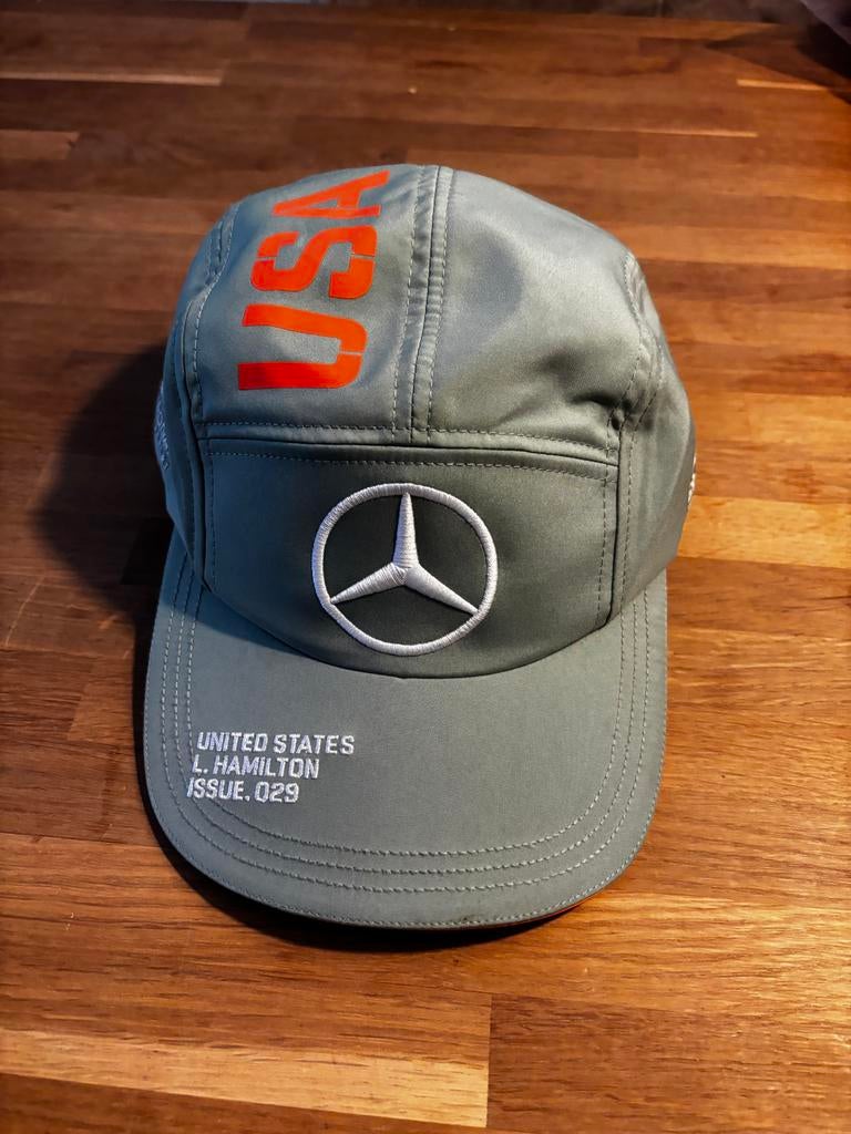 Lewis Hamilton Mercedes AMG Pet - American GP Editie, Kleding | Heren, Ophalen of Verzenden, Gedragen, One size fits all, Pet